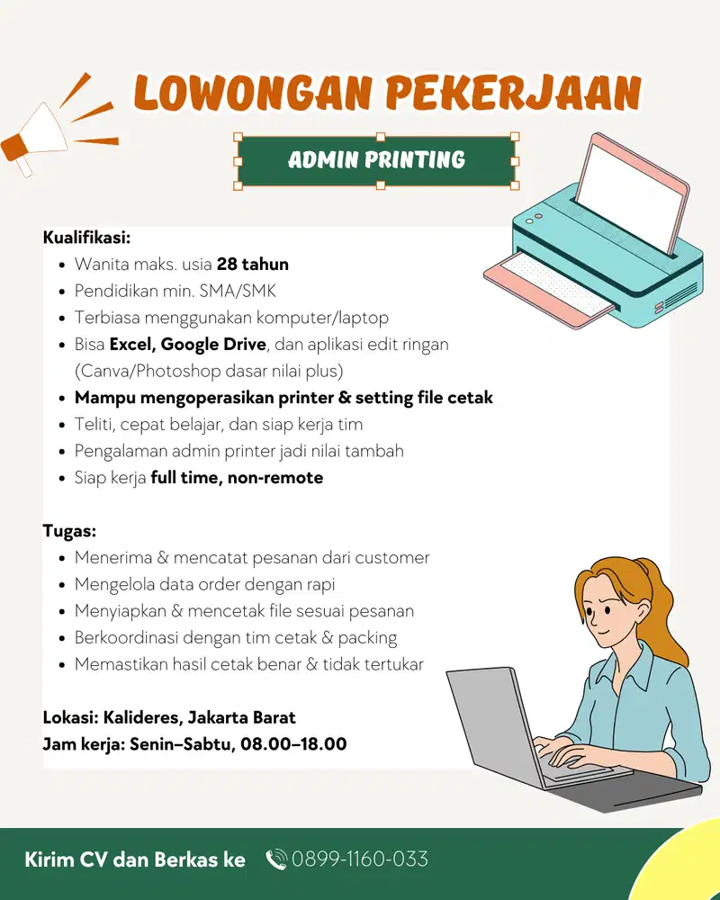 Admin Printing / Cetak Foto