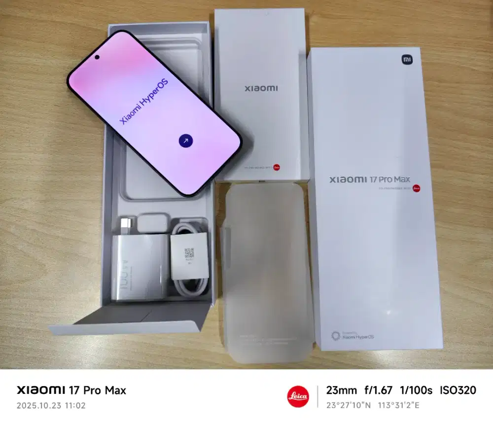 XIAOMI 17 PRO MAX 16GB/512GB BLACK BARU BUKA BOX