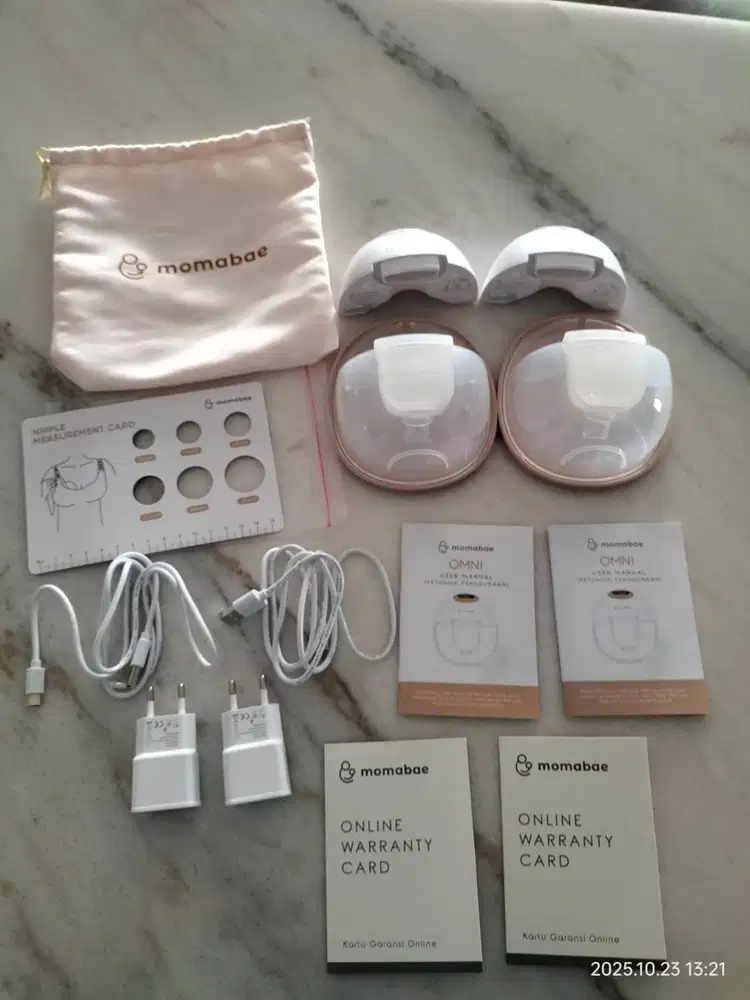 MOMABAE OMNI - Pompa Asi Elektrik Handsfree Breast Pump (2 pcs)