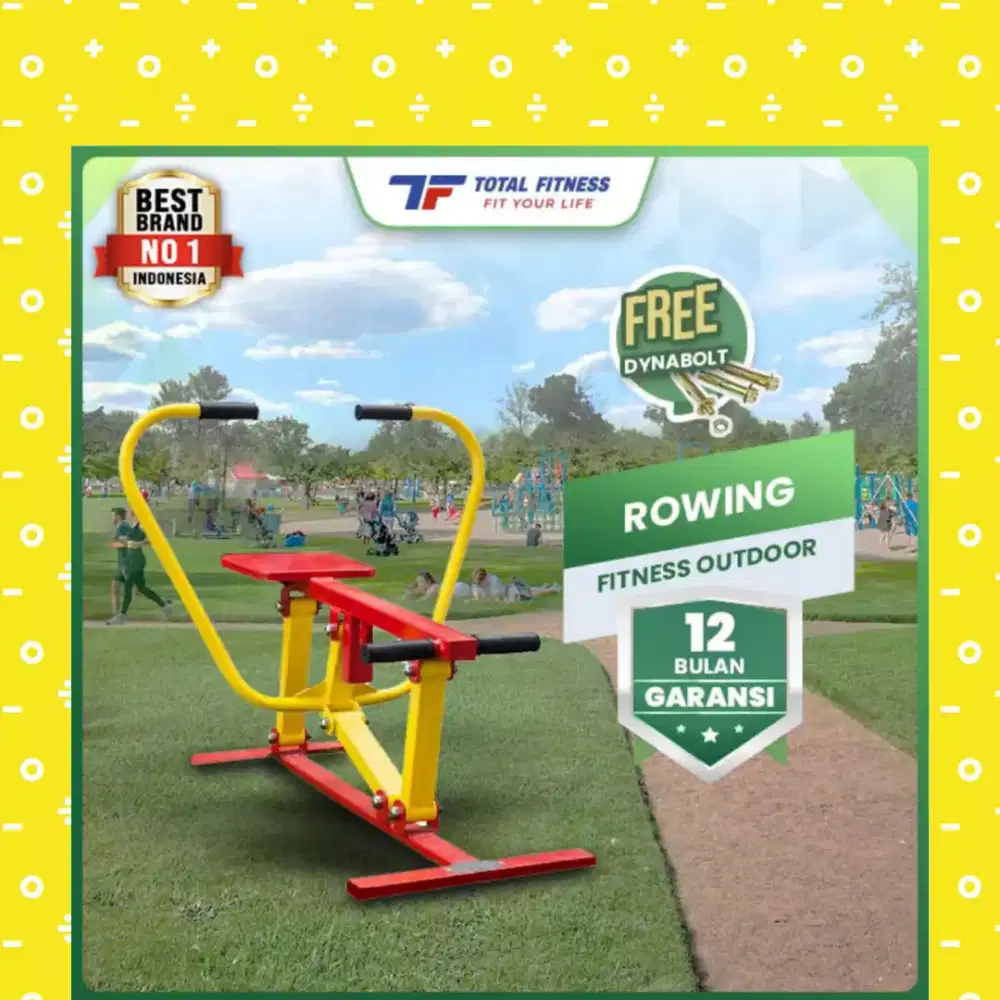 Alat fitnes outdoor Rowing Machine FTJ-651