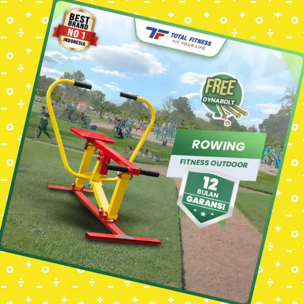 Alat fitnes outdoor Rowing Machine FTJ-651