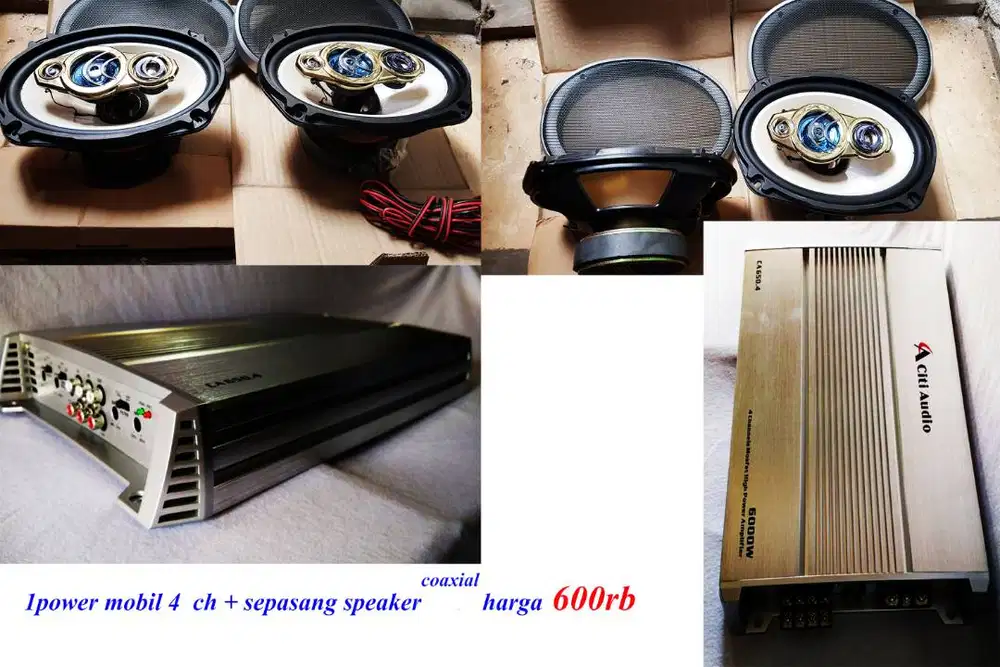 power mobil 4ch + speaker