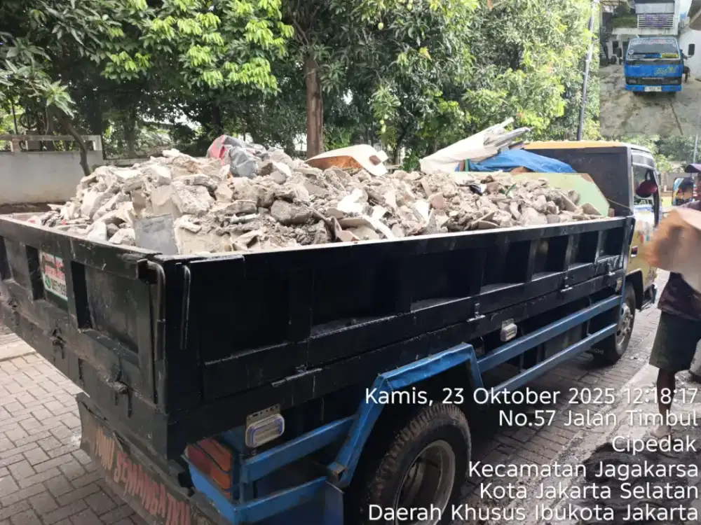 Jasa angkut puing dan buang sampah