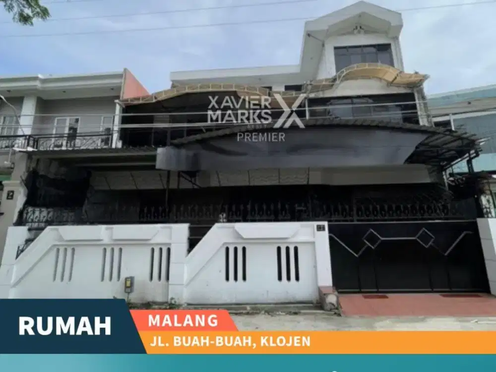 Rumah Siap Huni 3 Lt Banyak Kamar di Buah Buah Klojen Malang