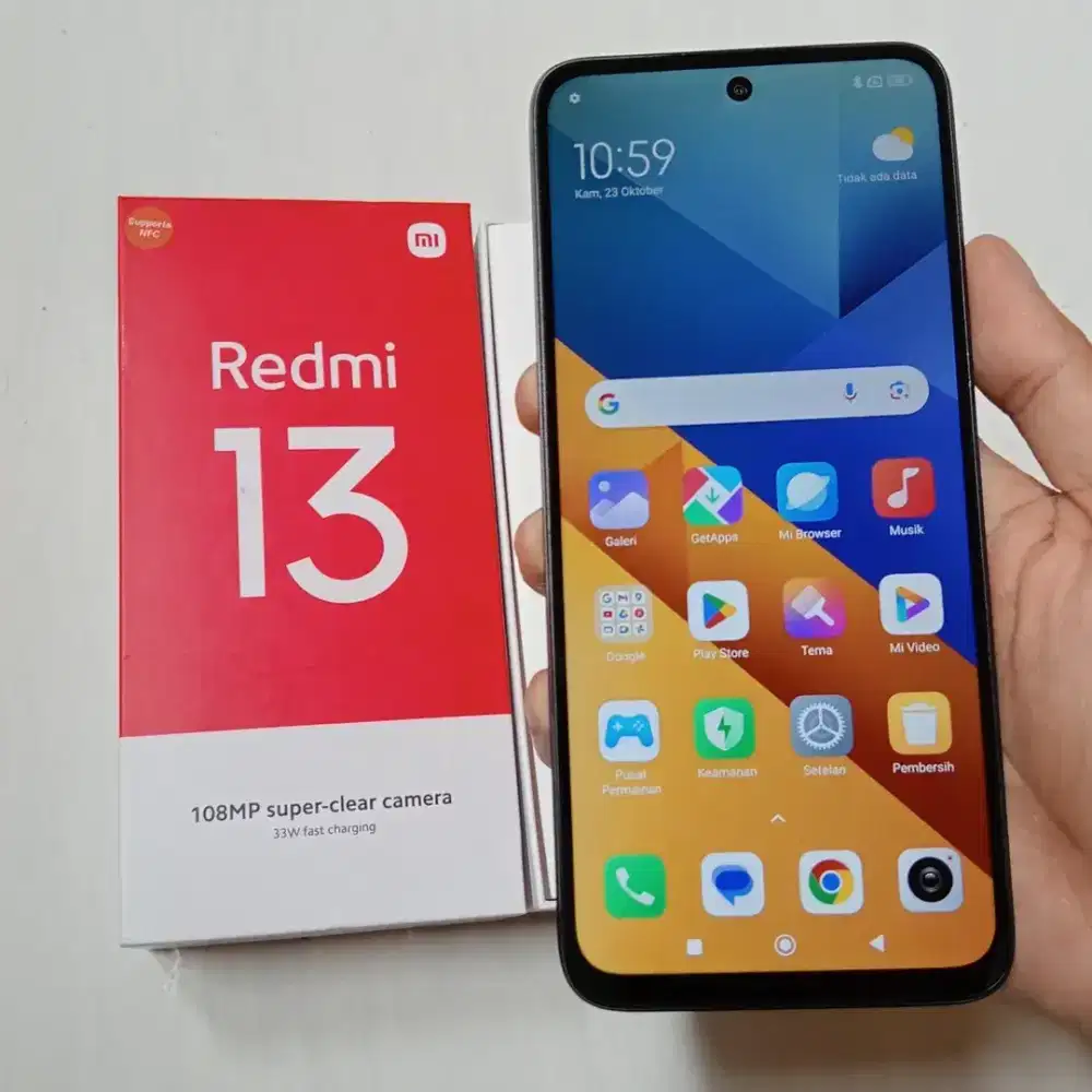 XIAOMi REDMi 13 [8GB/128GB] lengkap Garansi