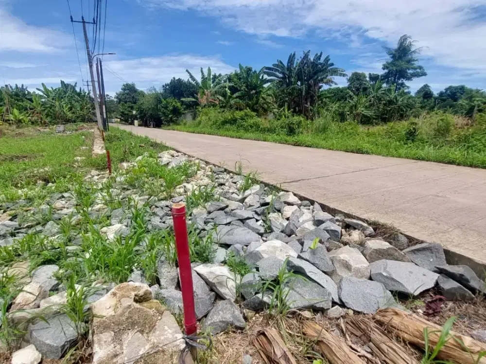 Mulai 1 Jutaan Kavling SHM Cisauk, Tangerang. Dekat Stasiun Jatake