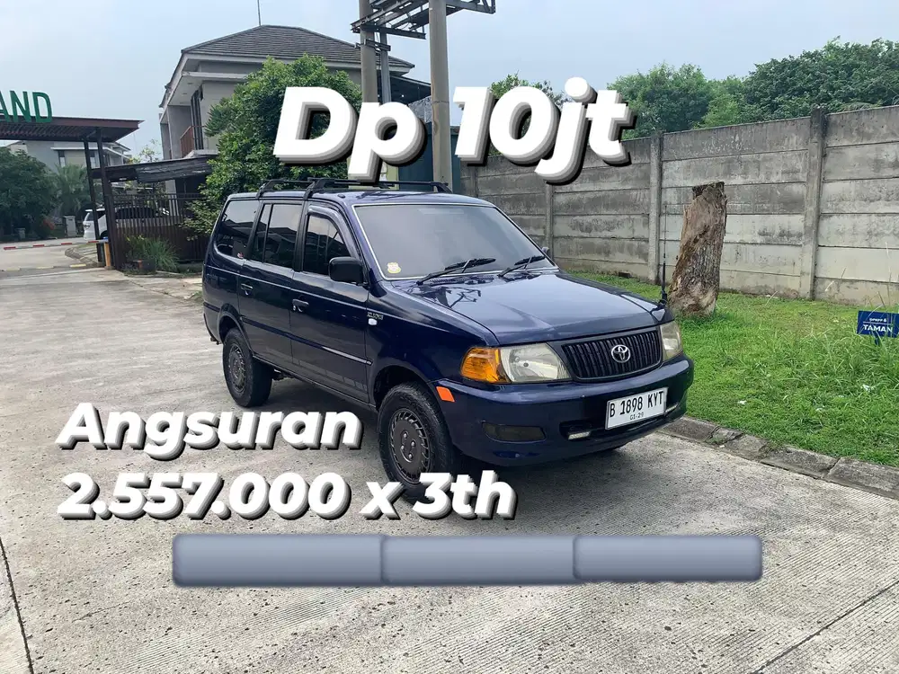 Toyota Kijang ssx 1.8 manual 2004 Bensin