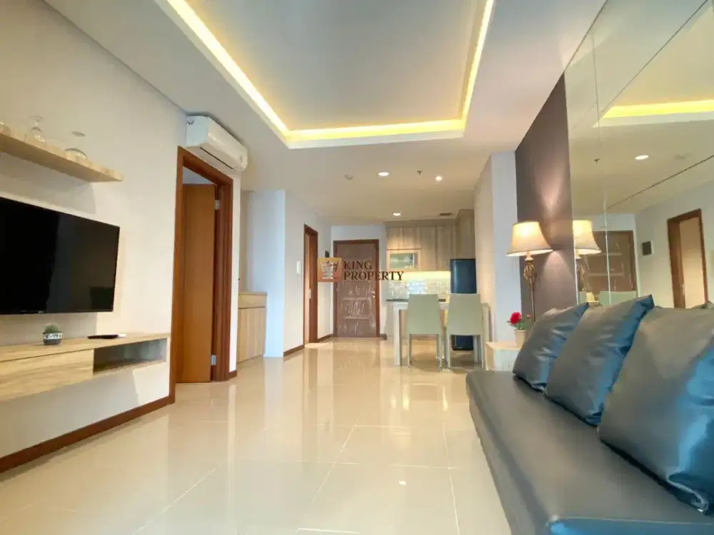 Ideal untuk Keluarga! 2BR 77m² Furnished Baru View Laut di Green Bay Pluit Greenbay