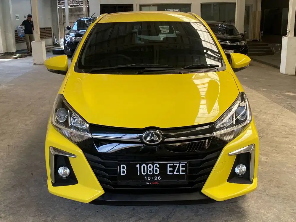 Daihatsu Ayla 1.2 R AT 2021 Kuning PREMIUM B1086EZE