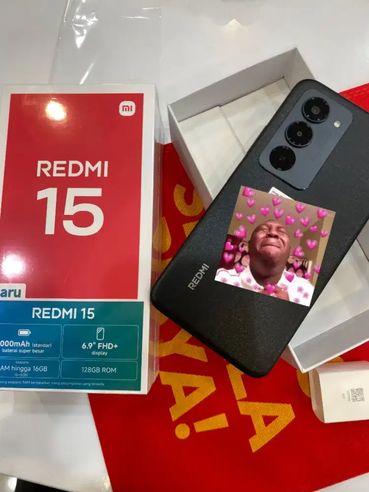 Redmi 15  batrai 7000mah ram 8+8/128&8+8/256 harga 2.099.000