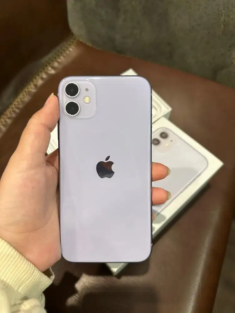 Iphone 11 purple 128gb resmi beacuakai