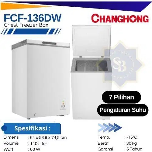 JUAL / SEWA FREEZER 110LITER
