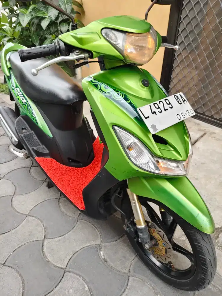 Mio Sporty 2010 CW Hijau Plat Baru 2030 Panjang!!!
