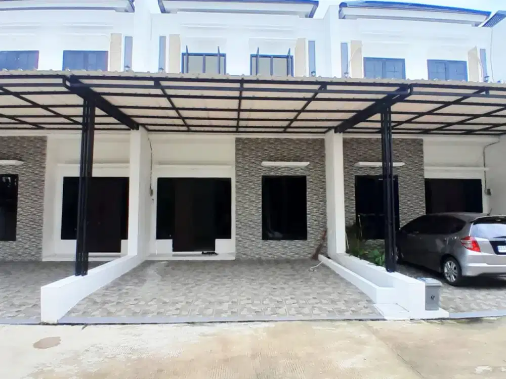 rumah 2 lantai siap huni dekat tol jatiwarna, kpr tanpa dp gratis free biaya-biaya