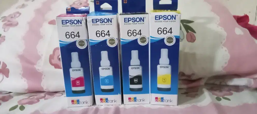 Jual Cepat!! Tinta Printer EPSON 664 Original (New, Segel)