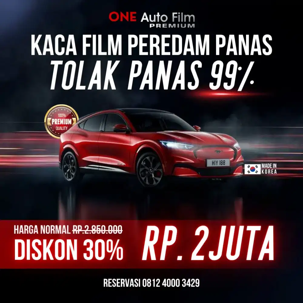 PROMO KACA FILM TOLAK PANAS 99%