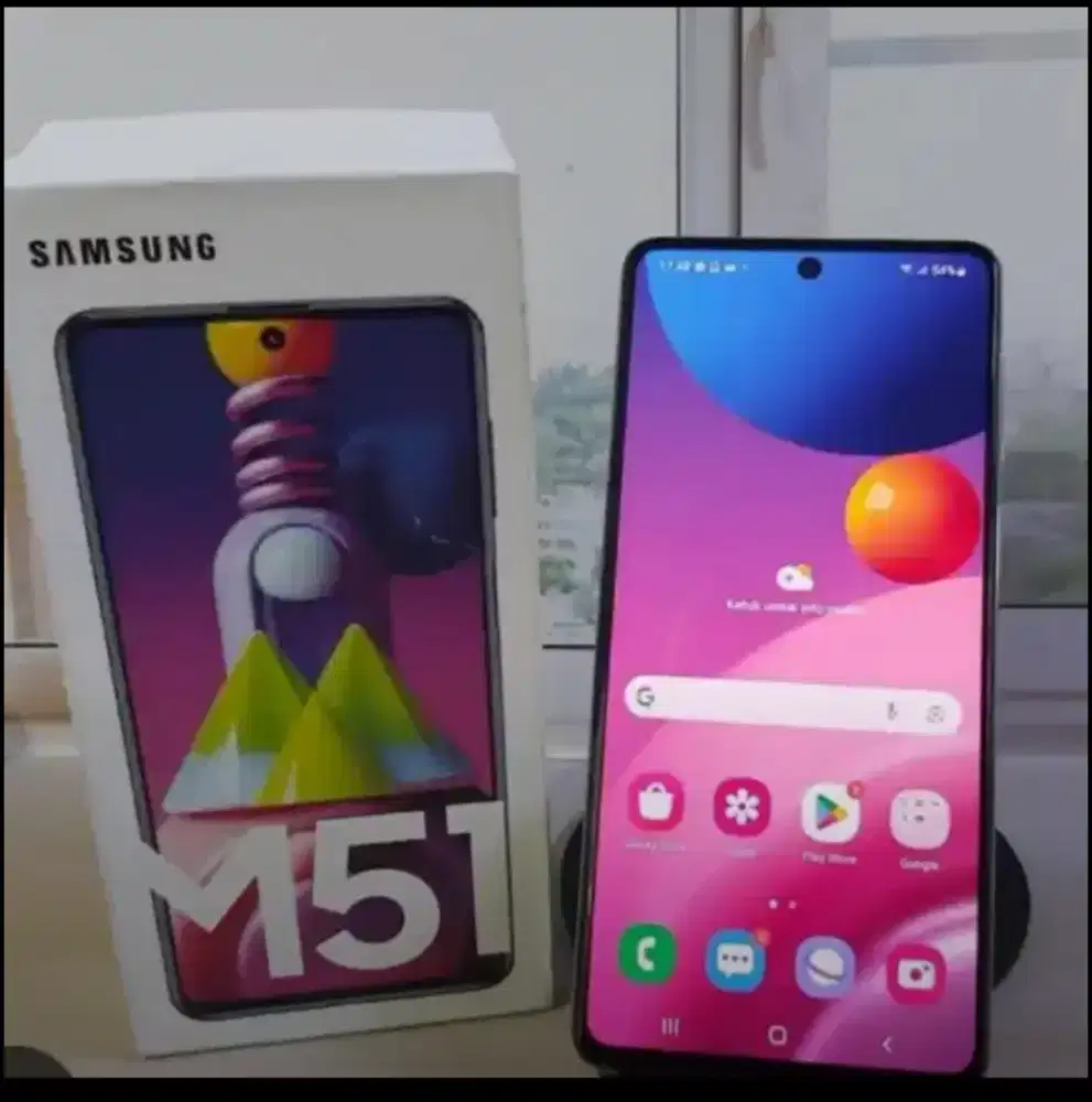 Murah hp Samsung M51 8/128 lkp, bs TT