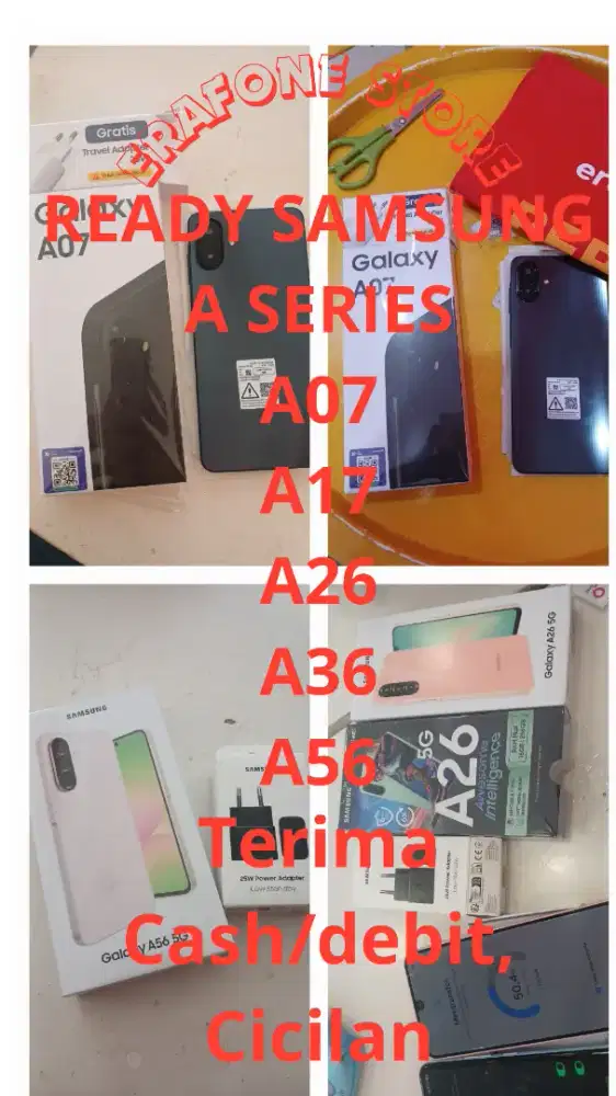 Samsung A series Dimulai dari harga 1.399.000 aja ram 8