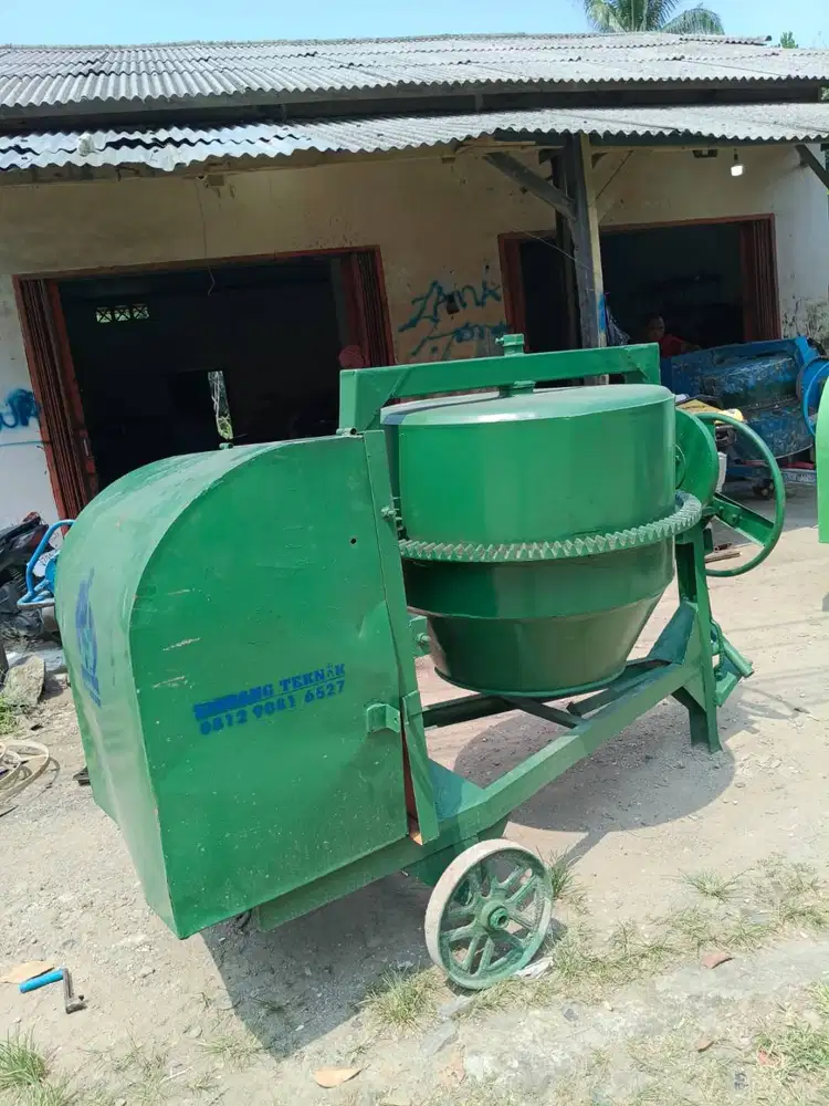 Jual Mesin Molen Cor Beton Ukuran Gentong 500liter Termurah
