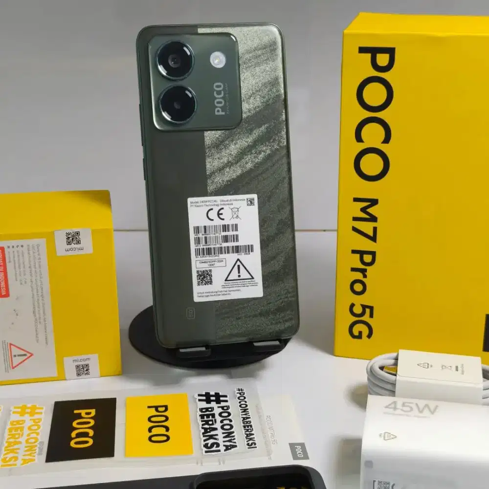 Poco m7 pro 5g black Murah Baru Ram 8/256 Original Garansi resmi Murah