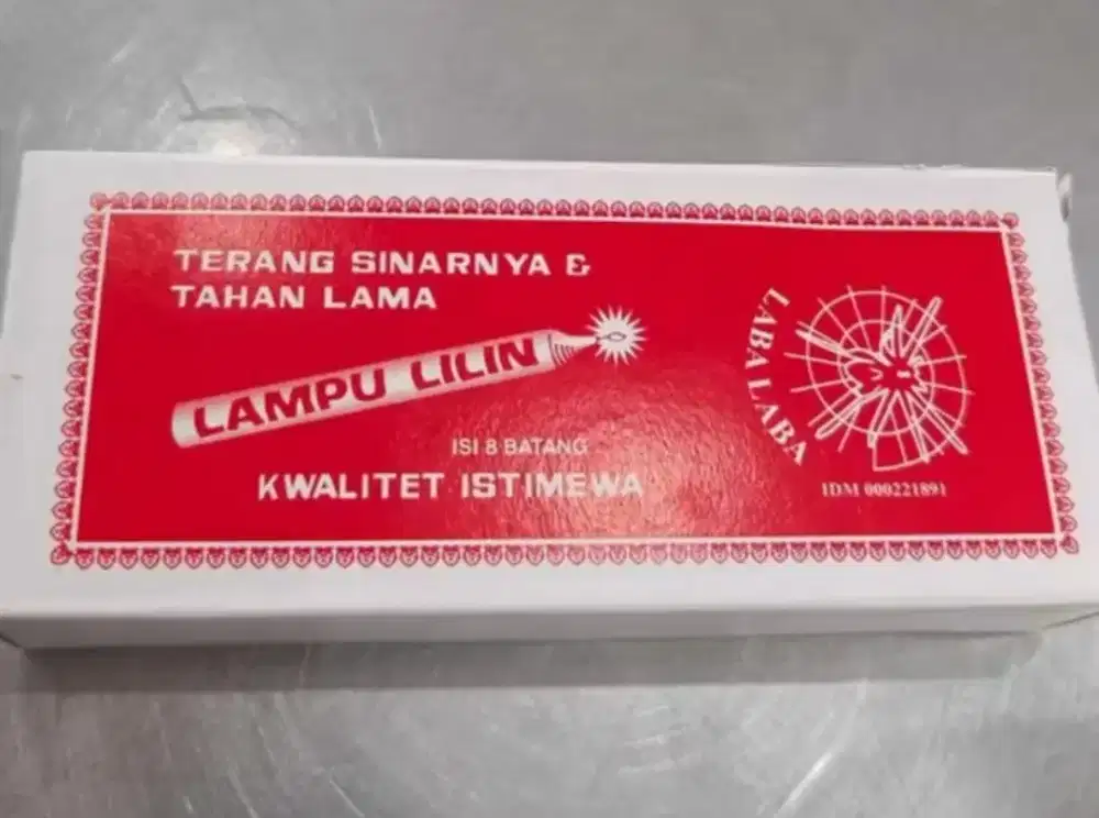 Lilin merk Laba-laba kecil