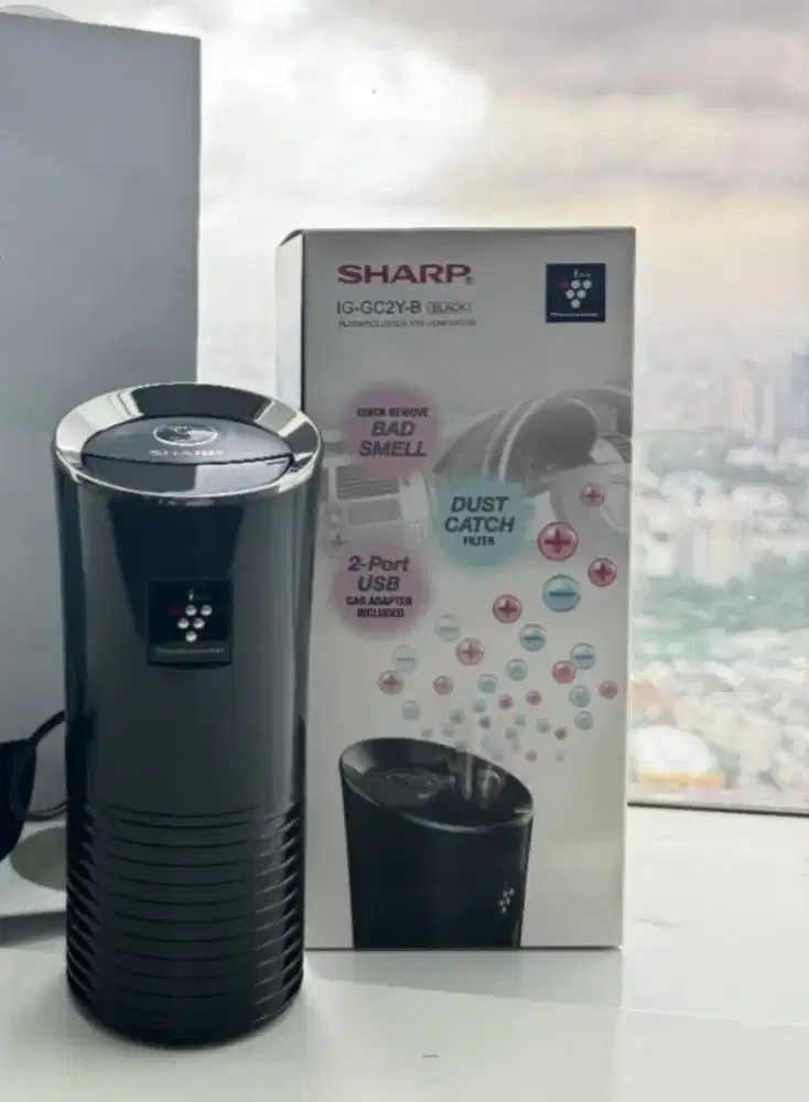 SHARP CAR AIR PURIFIER PLASMA CLYSTER IG-GC2Y-B