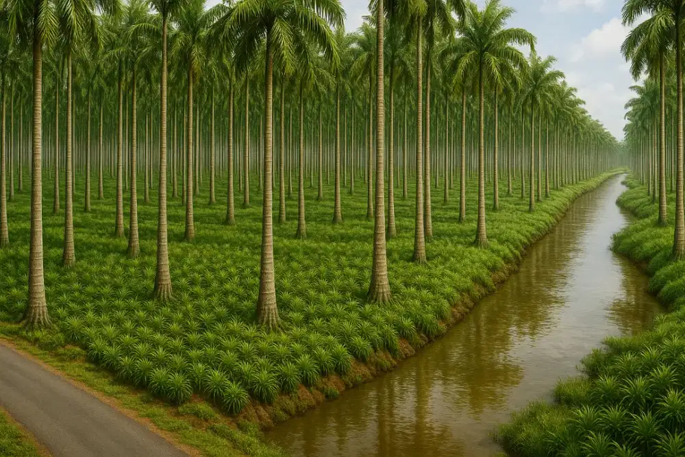 JUAL TANAH KEBUN 2,5Ha PINGGIR JALAN