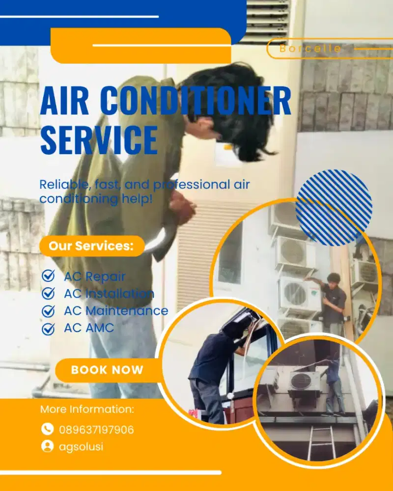 Jasa Cuci, Pasang, Bongkar, Service Ac