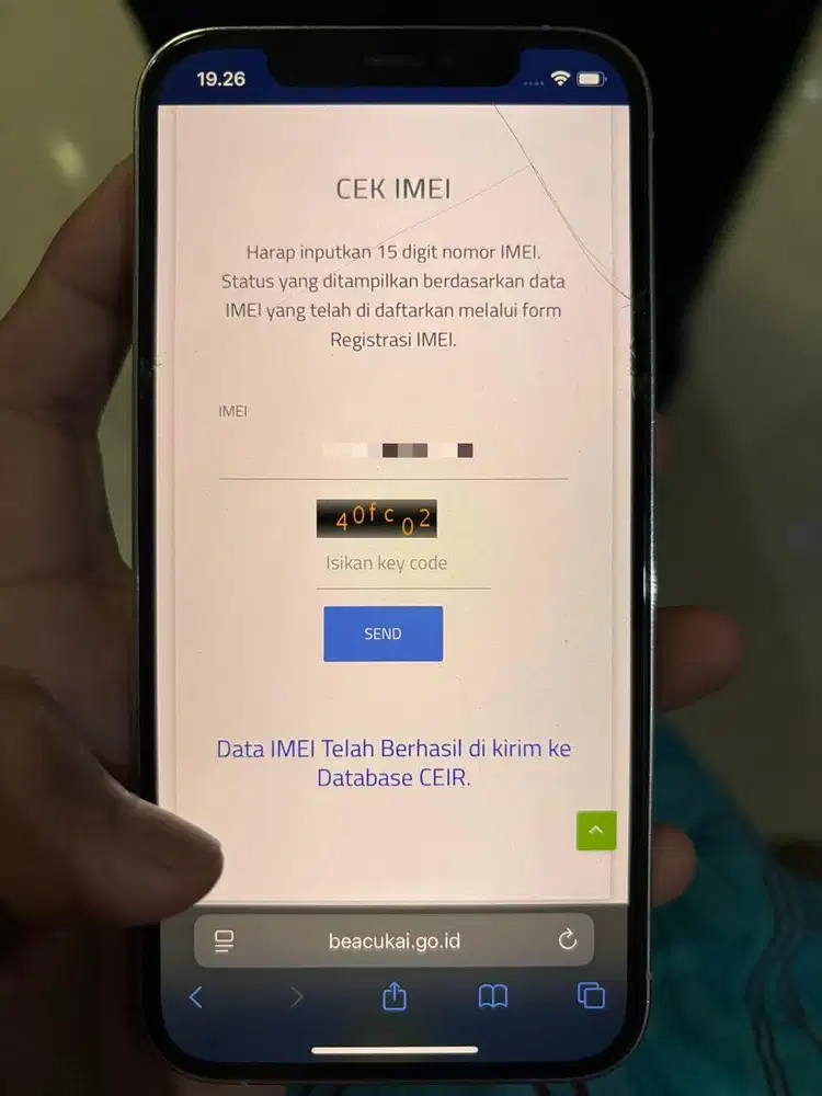 iphone 12pro 128gb inter beacukai