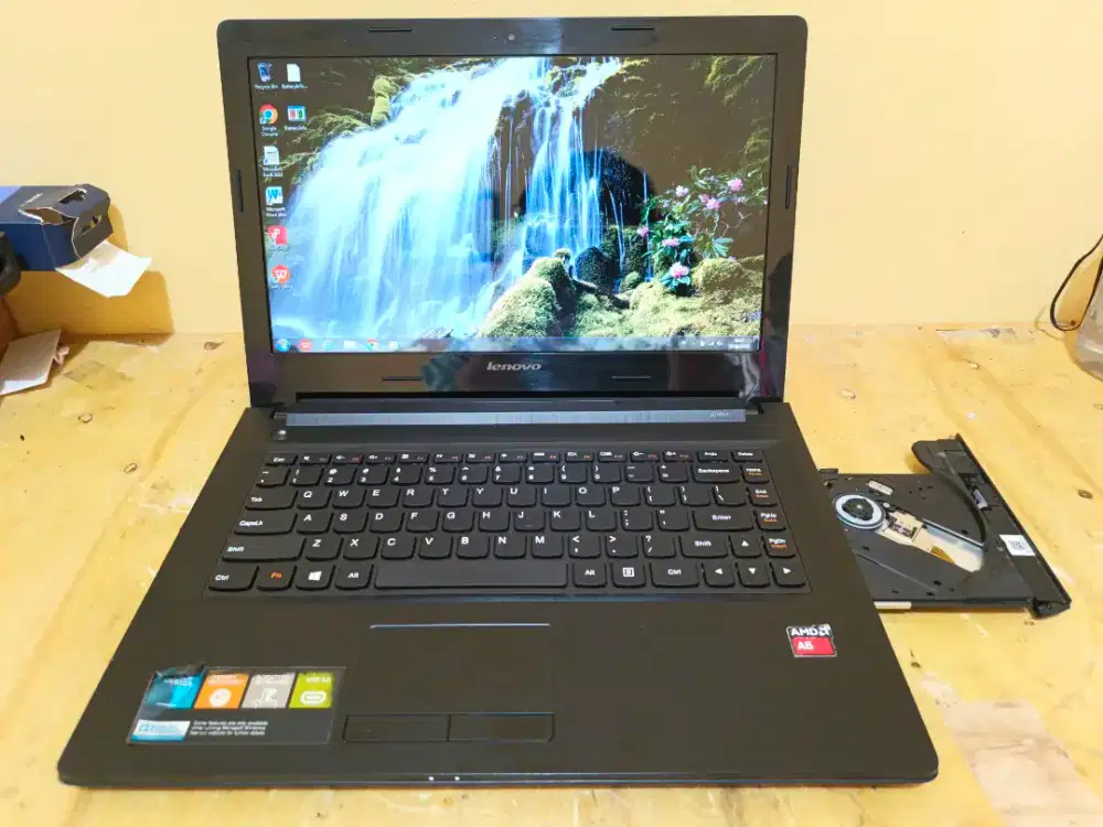 Laptop Lenovo G40 80E1 Amd A6 Gen 6 Ram 2Gb Hdd 500Gb Mulus