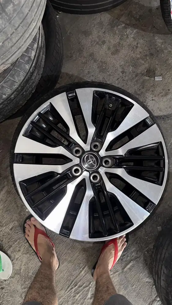 Velg Original Ori copotan Alphard Vellfire R18 Ring 18 R 5x114 oem