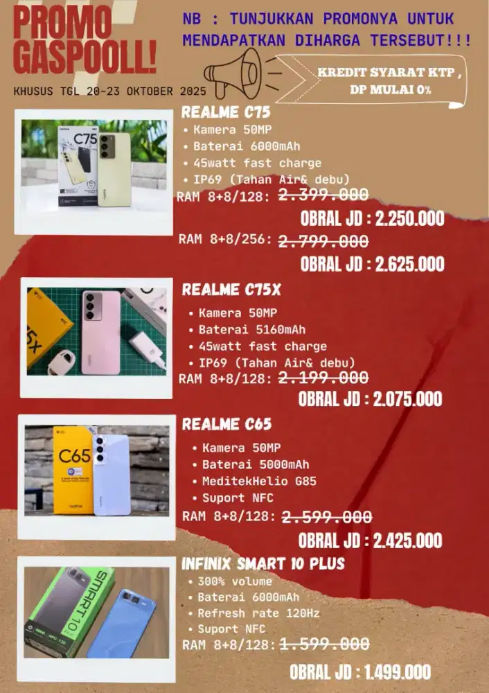 INFINIX SMART 10 PLUS 8/128 PROMO 3 HARI