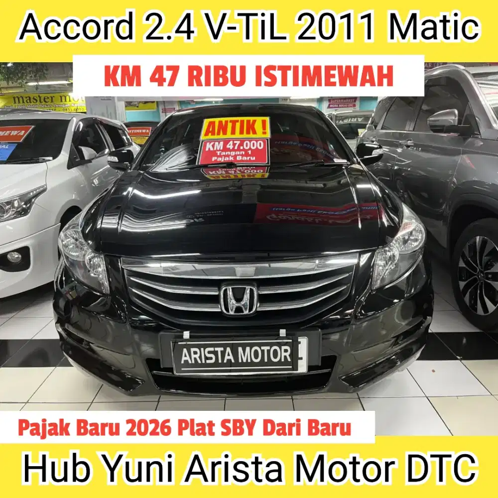 Accord 2.4 V-til 2011 KM47RB ANTIK PlatL TGN1 Pjk Baru 2026 ISTIMEWAH