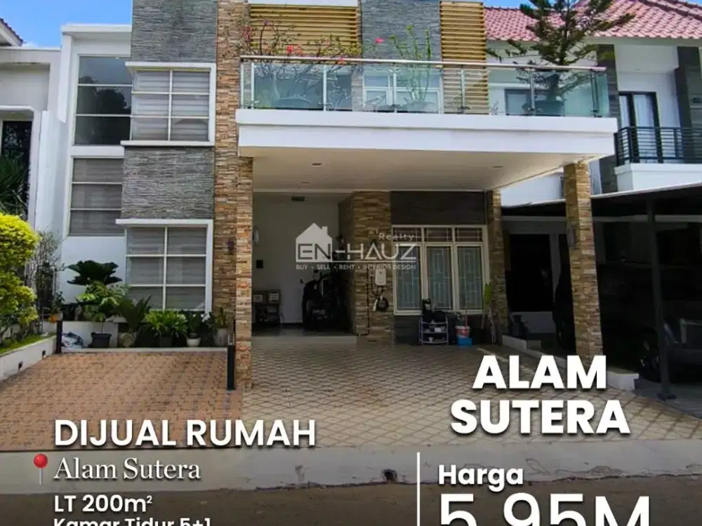 DIJUAL CEPAT RUMAH di alam sutera 10x20, LOKASI STRATEGIS! HARGA NEGO SAMPAI DEAL