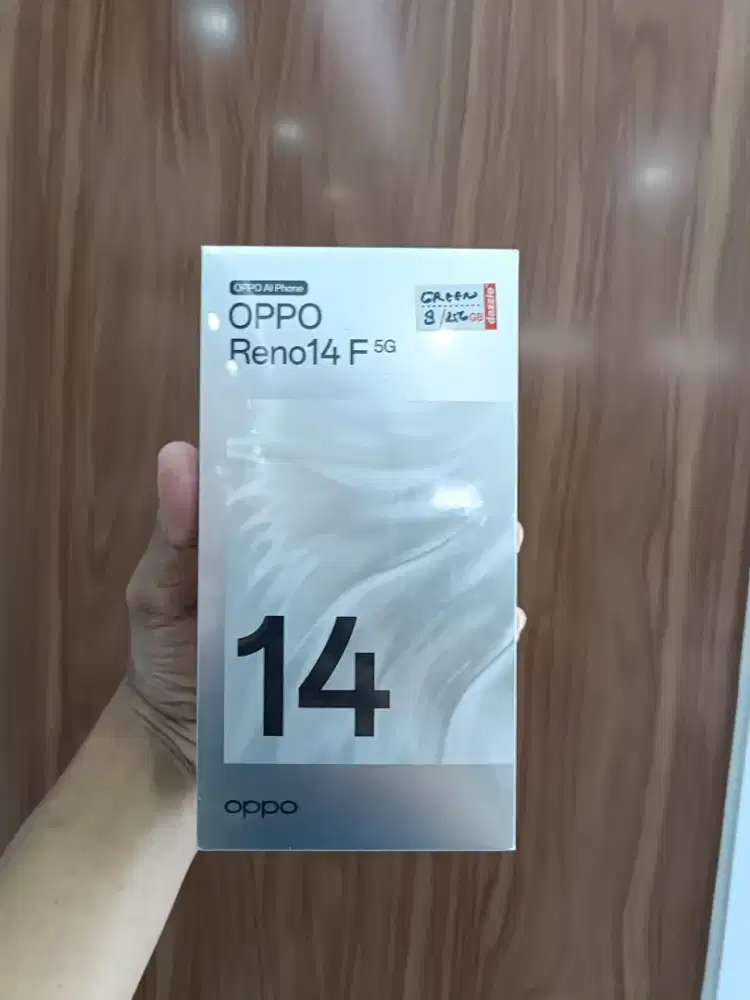 NEW ARRIVAL! OPPO RENO 14F DESAIN CAKEP, BATERAI JUMBO CUMA 5.149 AJA