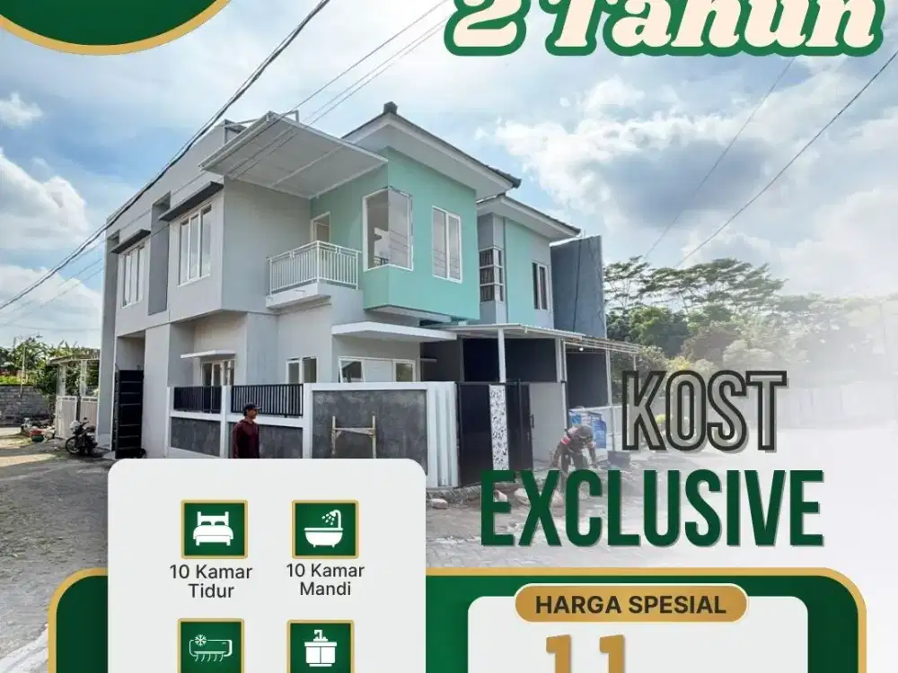 Kos Modern di Malang Barat, Akses Kampus Mudah dan Cepat Belakang UMM