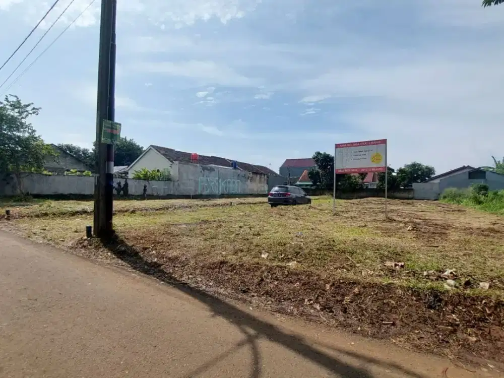 Tanah Bogor Kota; 7 Menit ke Pintu Tol Kayu Manis, Siap Balik Nama