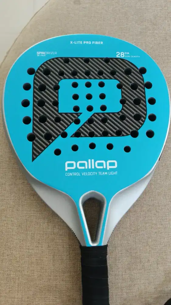 pallap velocity control team light racket raket padel