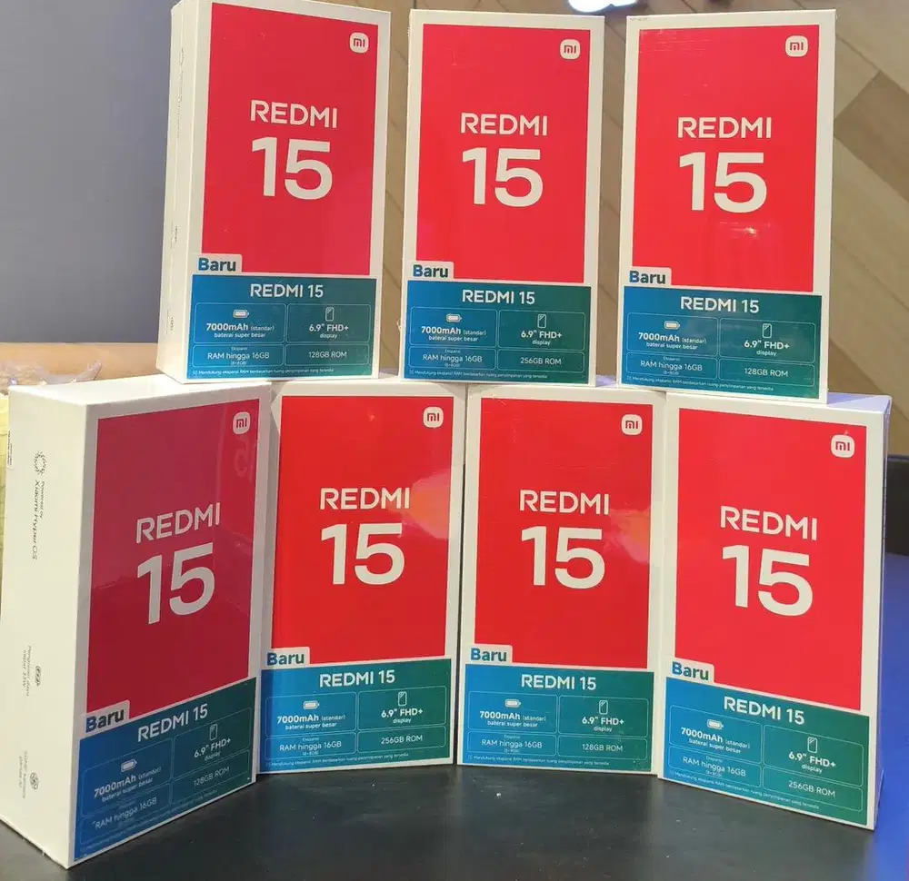 Redmi 15 8/128gb bisa kredit