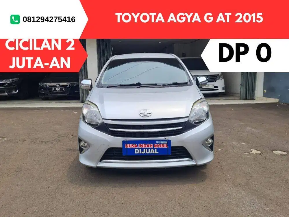 CICILAN 2 JUTA-AN Toyota Agya G MATIC 2015
