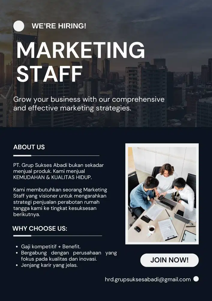 MARKETING STAFF!!!