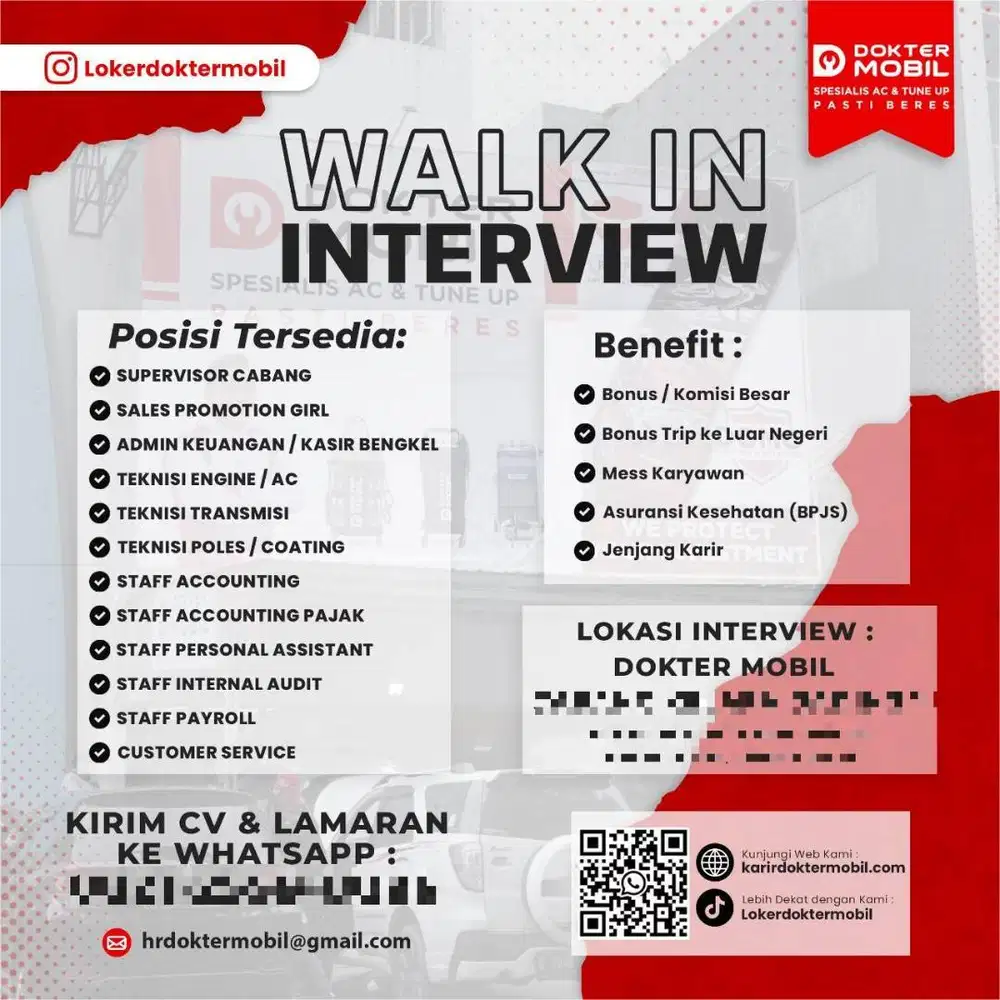 WALK IN TERVIEW