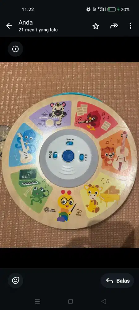 Mainan bunyi untuk anak