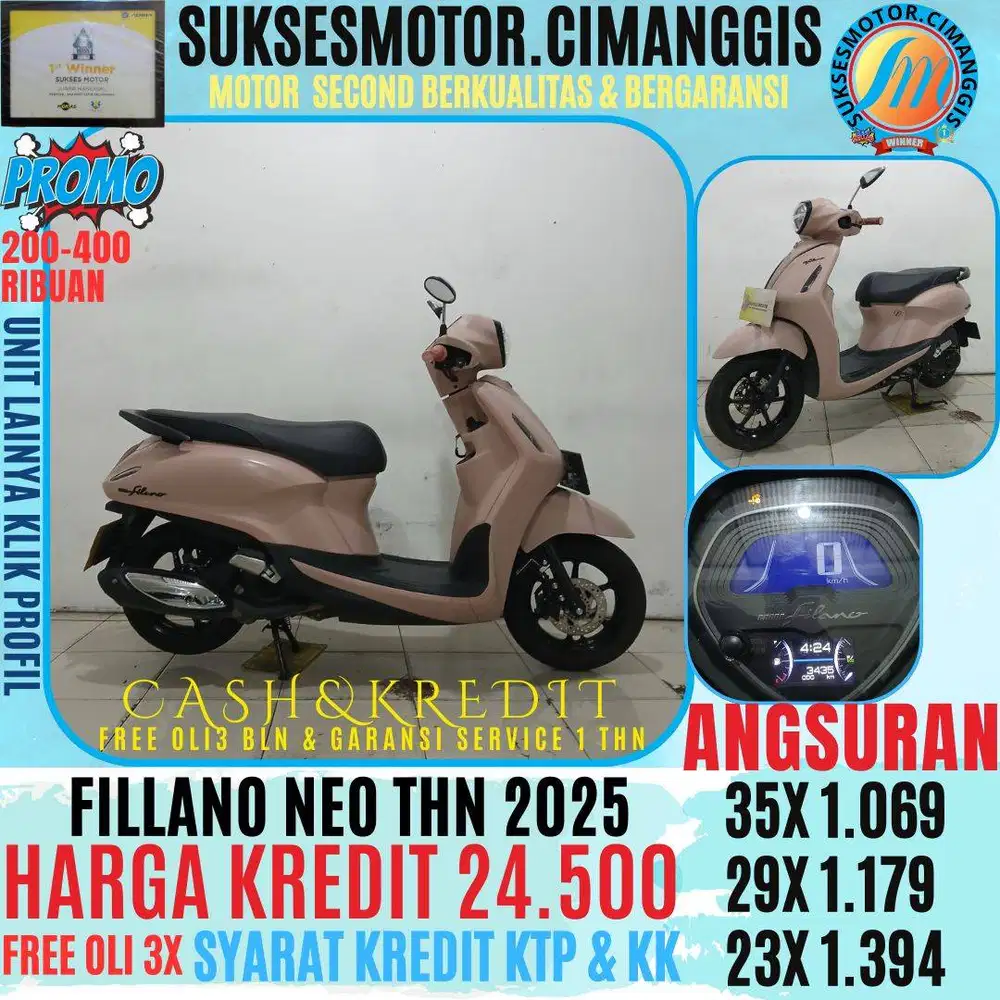 FILLANO NEO PROMOTERMURAH CASHBACK UPTO 700 RIBUAN FREE OLI 3BLN