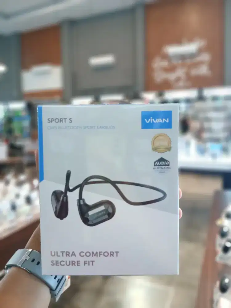 Vivan Sport S Earphone Bluetooth 5.4 OWS Comfort Earbuds Dual ENC
