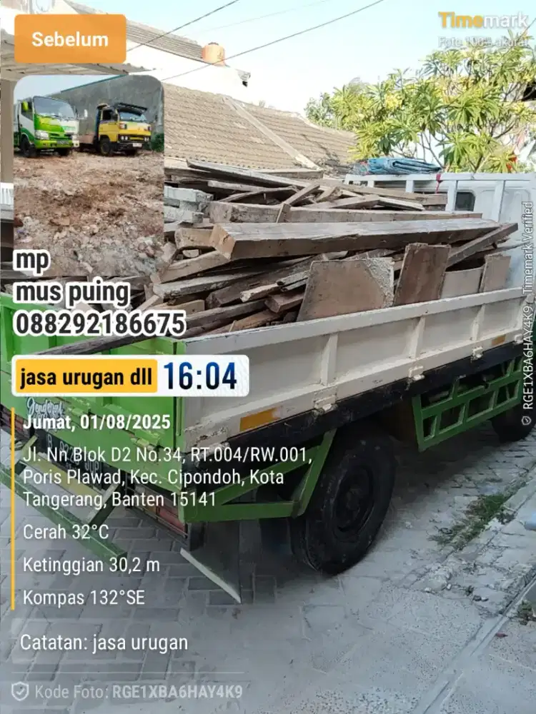 JASA BUANG PUING & SAMPAH PROYEK