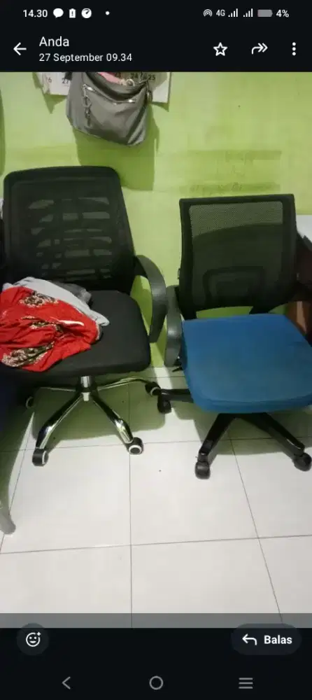 Dijual Bangku kantor muter