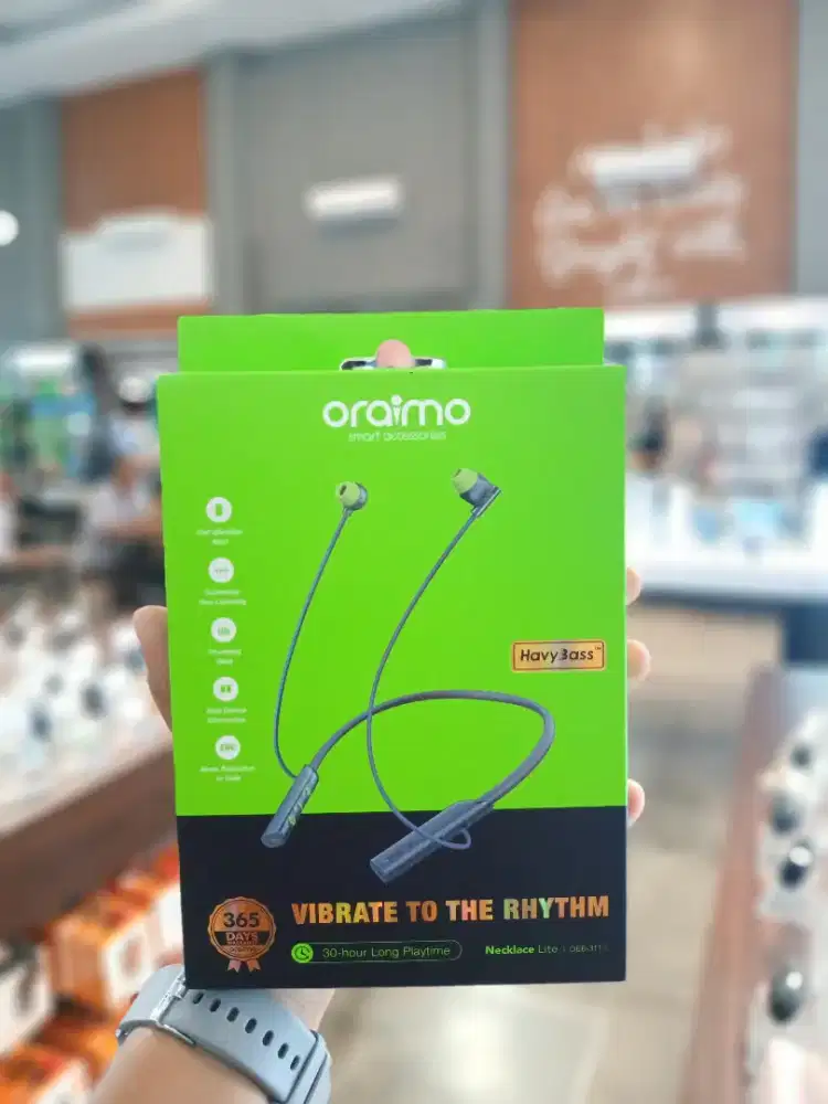 Earphone Oraimo OEB-311 Neckband Bluetooth Wireless NeklaceLite OEB311