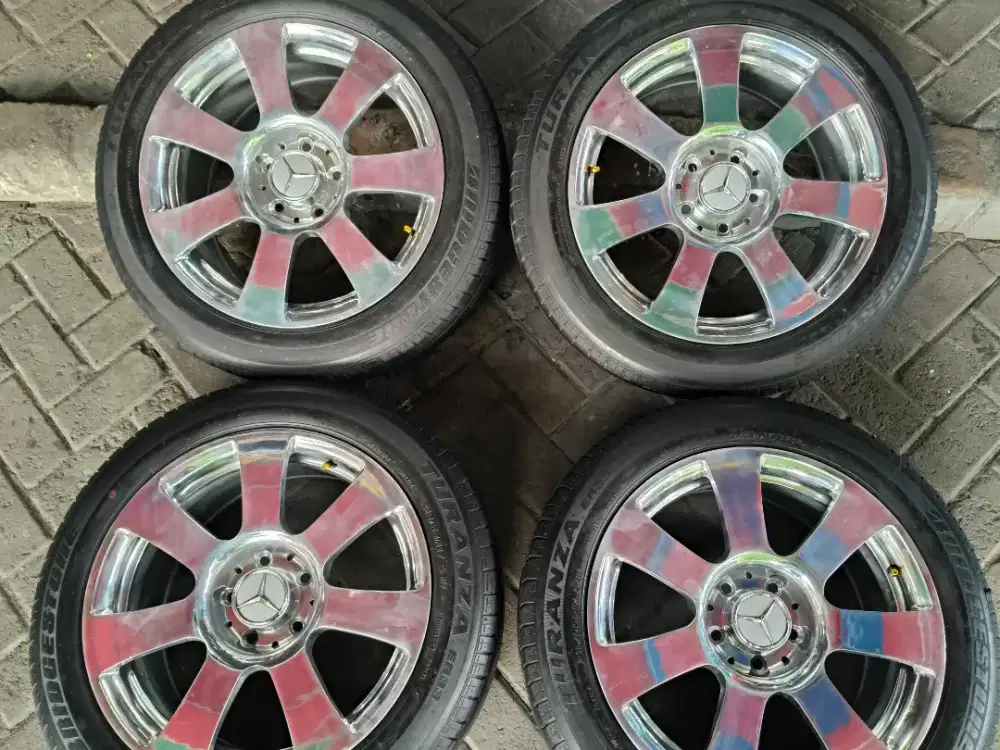 Jual velg OEM mercy S class r17