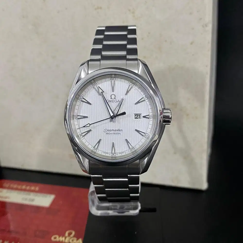 Omega Seamaster Aqua Terra 38.5mm Stainless Steel Silver dial